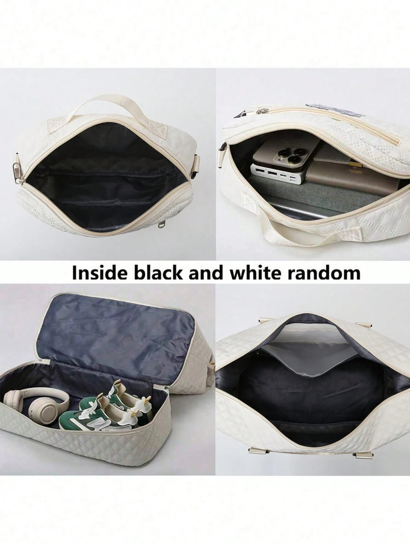 2PCS Large Travel Duffel Bag – Wet & Dry Separation, Shoe Compartment, Carry-On & Gym Weekender Bag