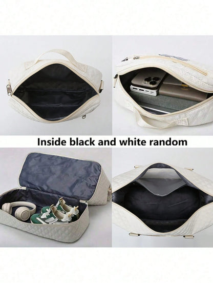 2PCS Large Travel Duffel Bag – Wet & Dry Separation, Shoe Compartment, Carry-On & Gym Weekender Bag